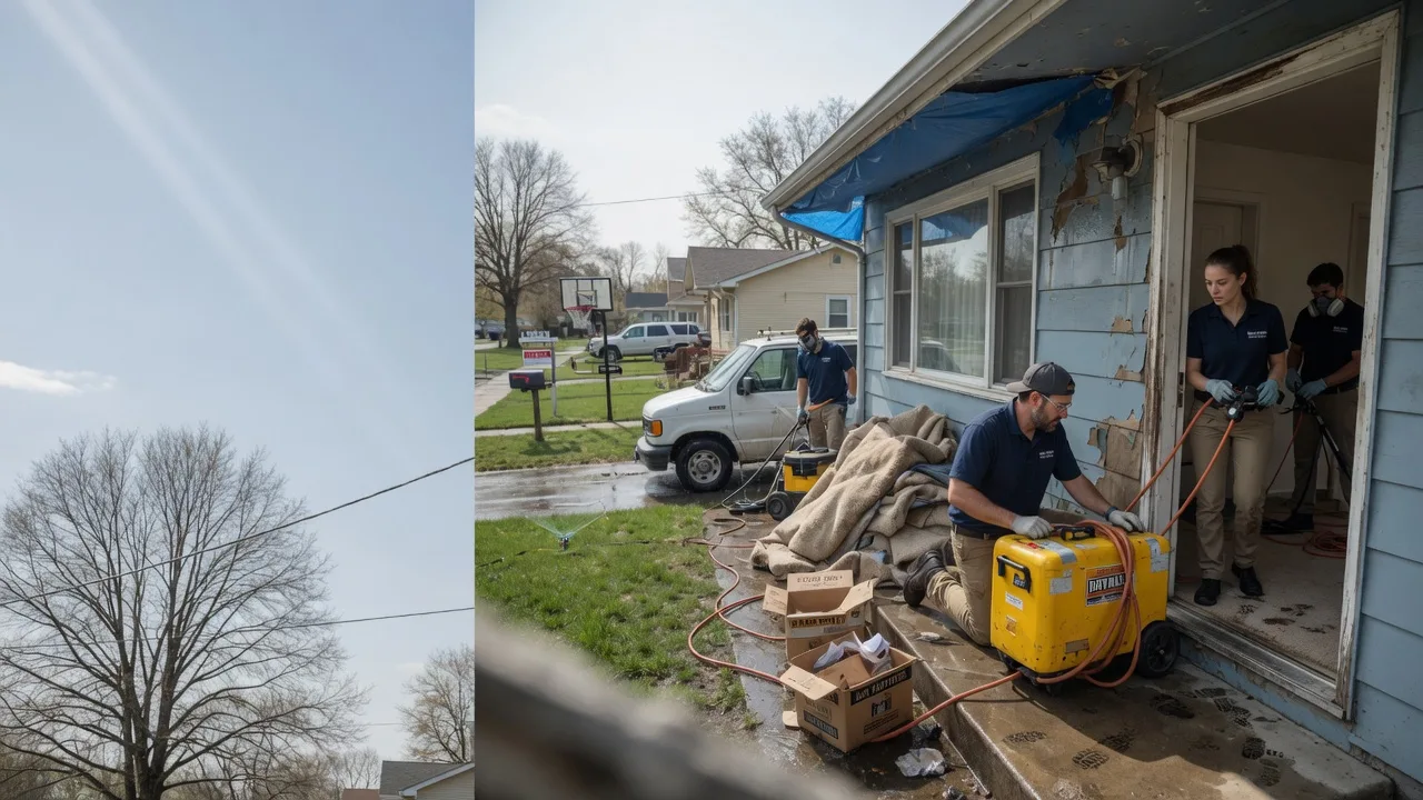 Basement Flood Cleanup in Brookville, PA near me